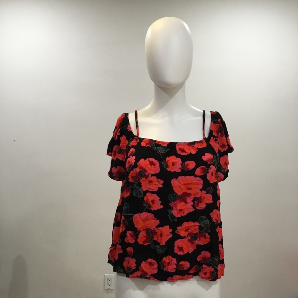Billabong Floral Off The Shoulder Top - Medium